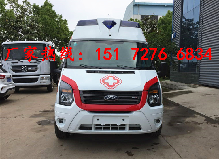 福特V348長軸中頂救護車